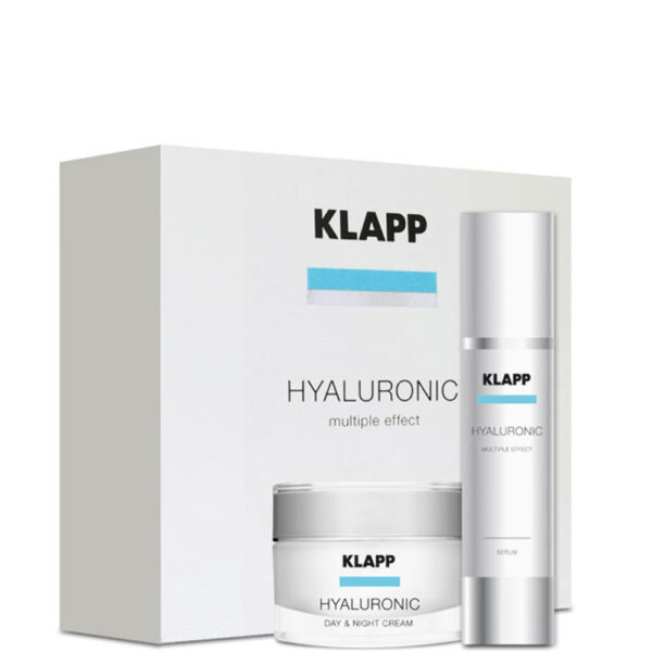 106012 klapp hyaluronic face care set day night cream 50ml day night serum 50ml