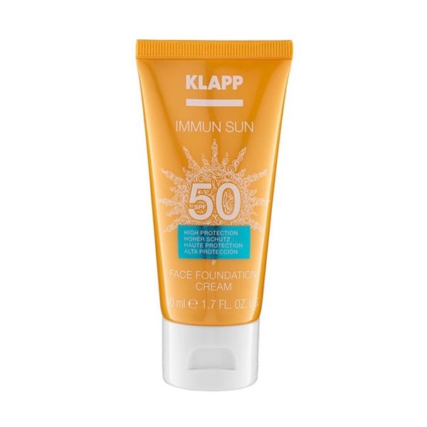 0006526 klapp immun sun face foundation cream spf 50 50ml 600